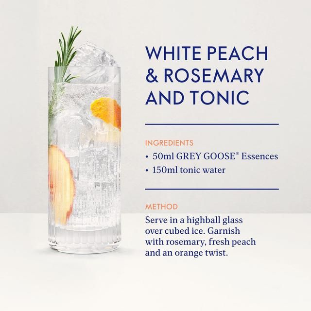 Grey Goose Essences White Peach and Rosemary Vodka Based Spirit Drink 700ml