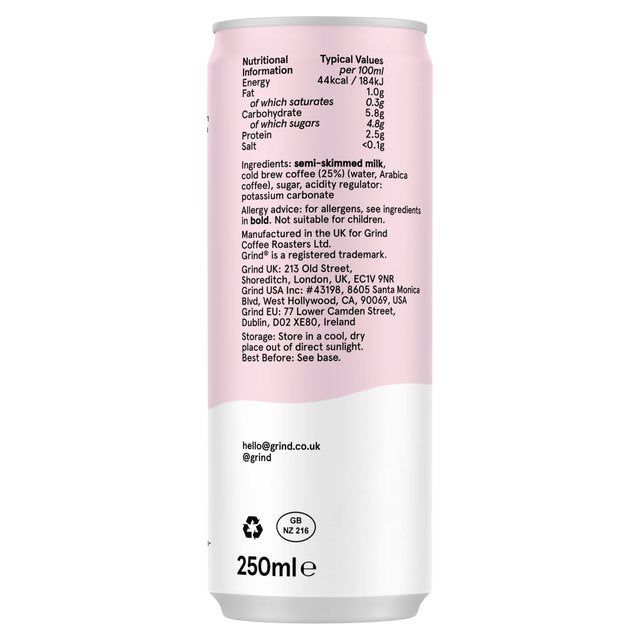 Grind Iced Flat White Coffee 250ml