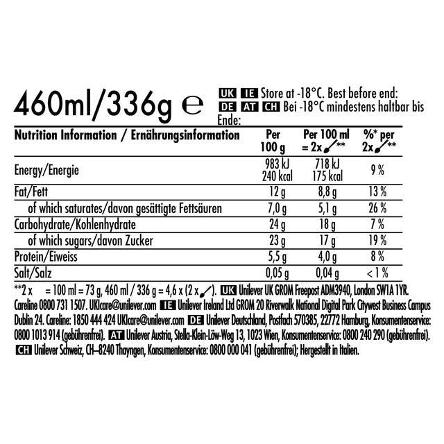 Grom Chocolate Gelato Ice Cream Tub 460ml