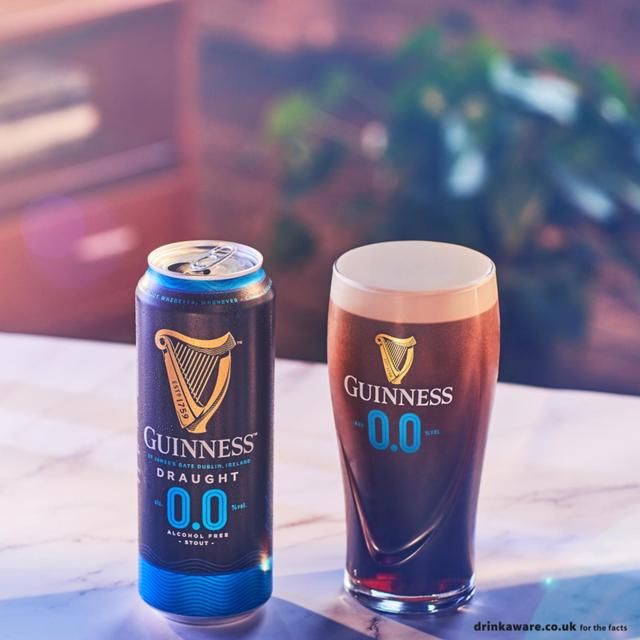 Guinness 0.0% Alcohol Free Draught Stout 10 x 440ml