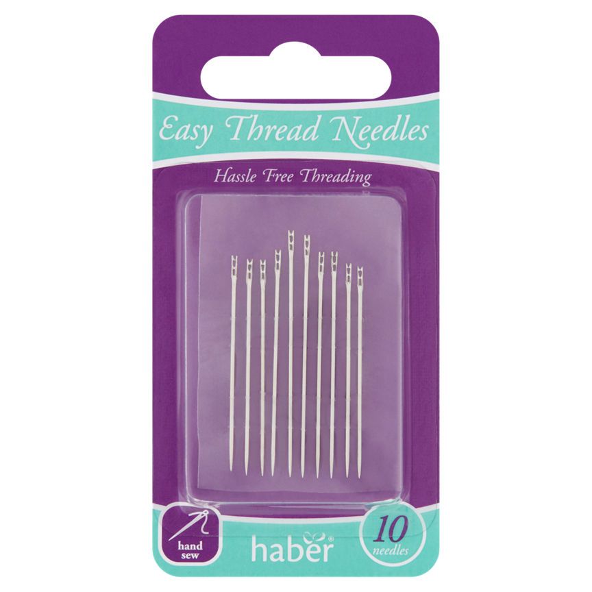 Haber Easy Thread Needles 10 Pieces