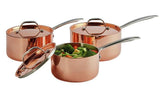 Habitat 3 Piece Copper Triply Pan Set
