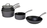 Habitat 5 Piece Hard Anodised Aluminium Pan Set
