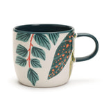 Habitat Kew Mug Foliage Teal