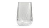 Habitat Large Ribbed Glass Vase - Clear