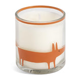 Habitat x Scion Family Mr Fox Candle Glass Yellow