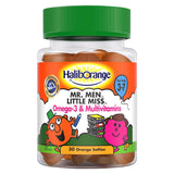Haliborange for Kids 3-7 Mr. Men Little Miss Omega 3 & Multivitamins - 30 Orange Softies