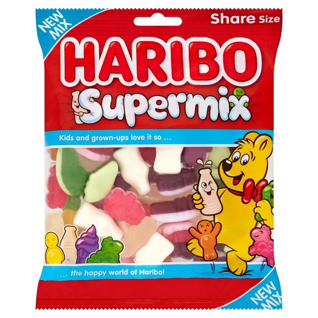 Haribo Supermix Sweets Sharing Bag 160g
