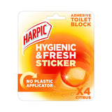 Harpic Hygienic & Fresh Citrus Stickers Toilet Freshener
