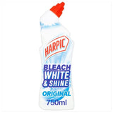 Harpic White & Shine Bleach Original Toilet Cleaner Gel 750ml