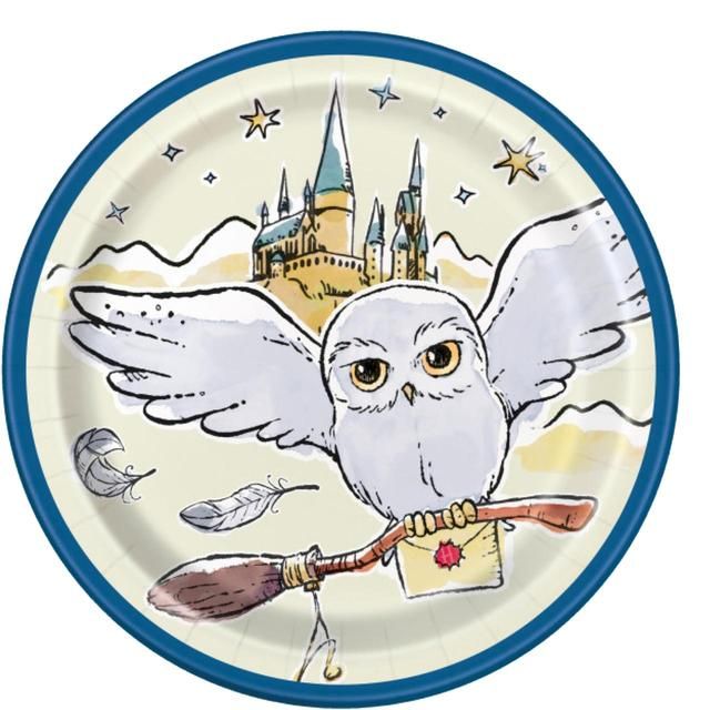 Harry Potter 18cm Paper Party Plates 8 per pack
