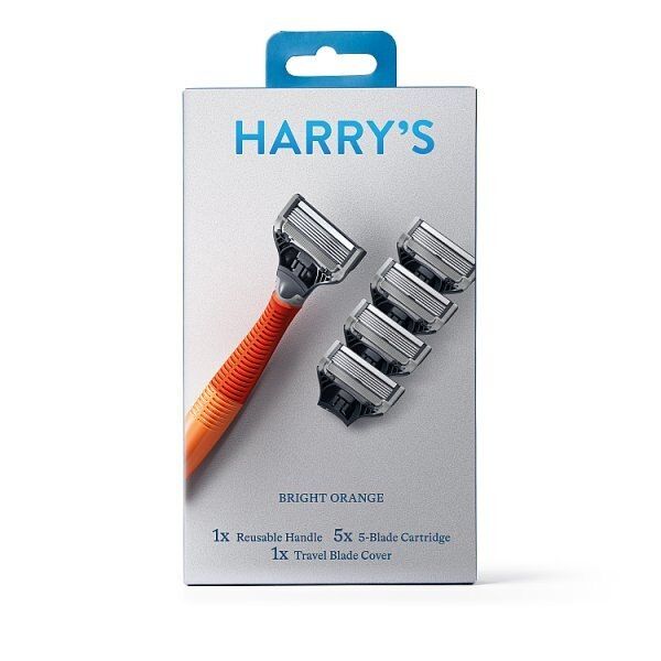Harry's Truman Razor + 5 Blades - Bright Orange