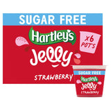 Hartley's No Added Sugar Strawberry Jelly Pot Multipack 6x115g