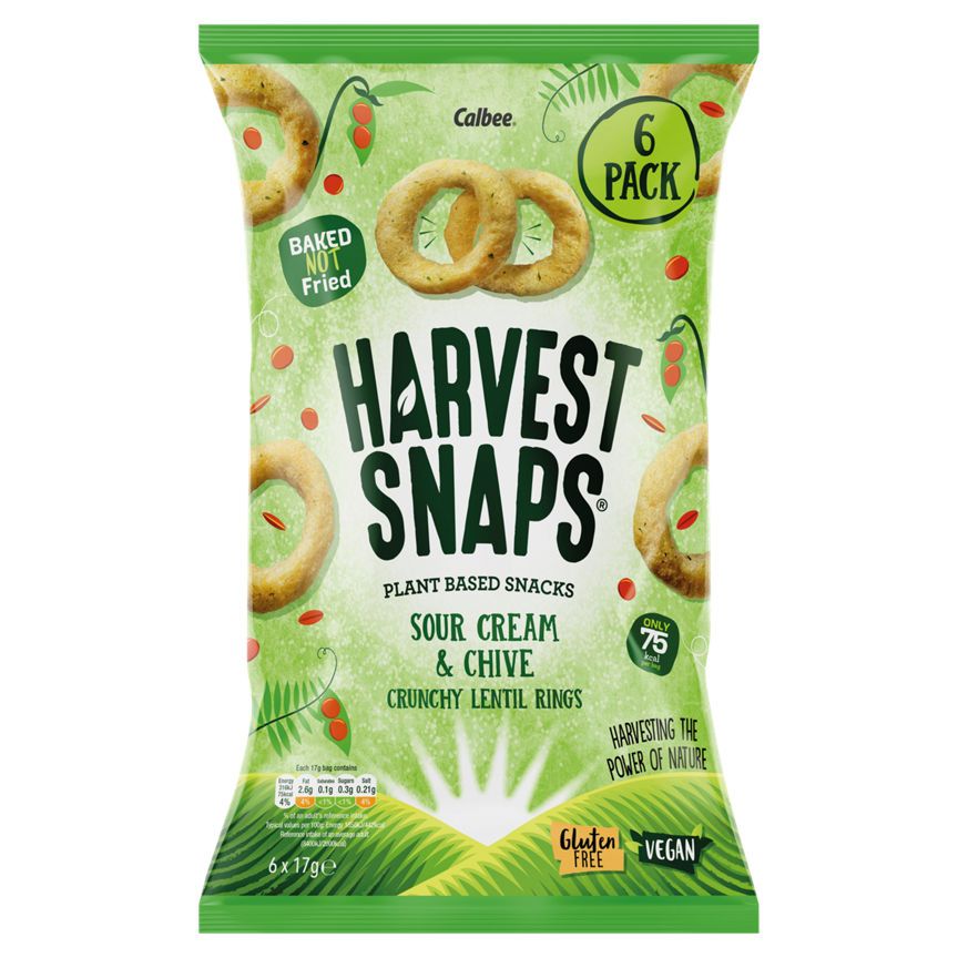 Harvest Snaps Sour Cream & Chive Crunchy Lentil Rings