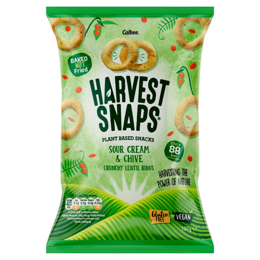 Harvest Snaps Sour Cream & Chive Crunchy Lentil Rings