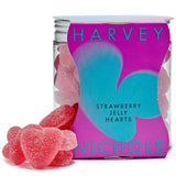 Harvey Nichols Strawberry Hearts Jelly Sweets 90g