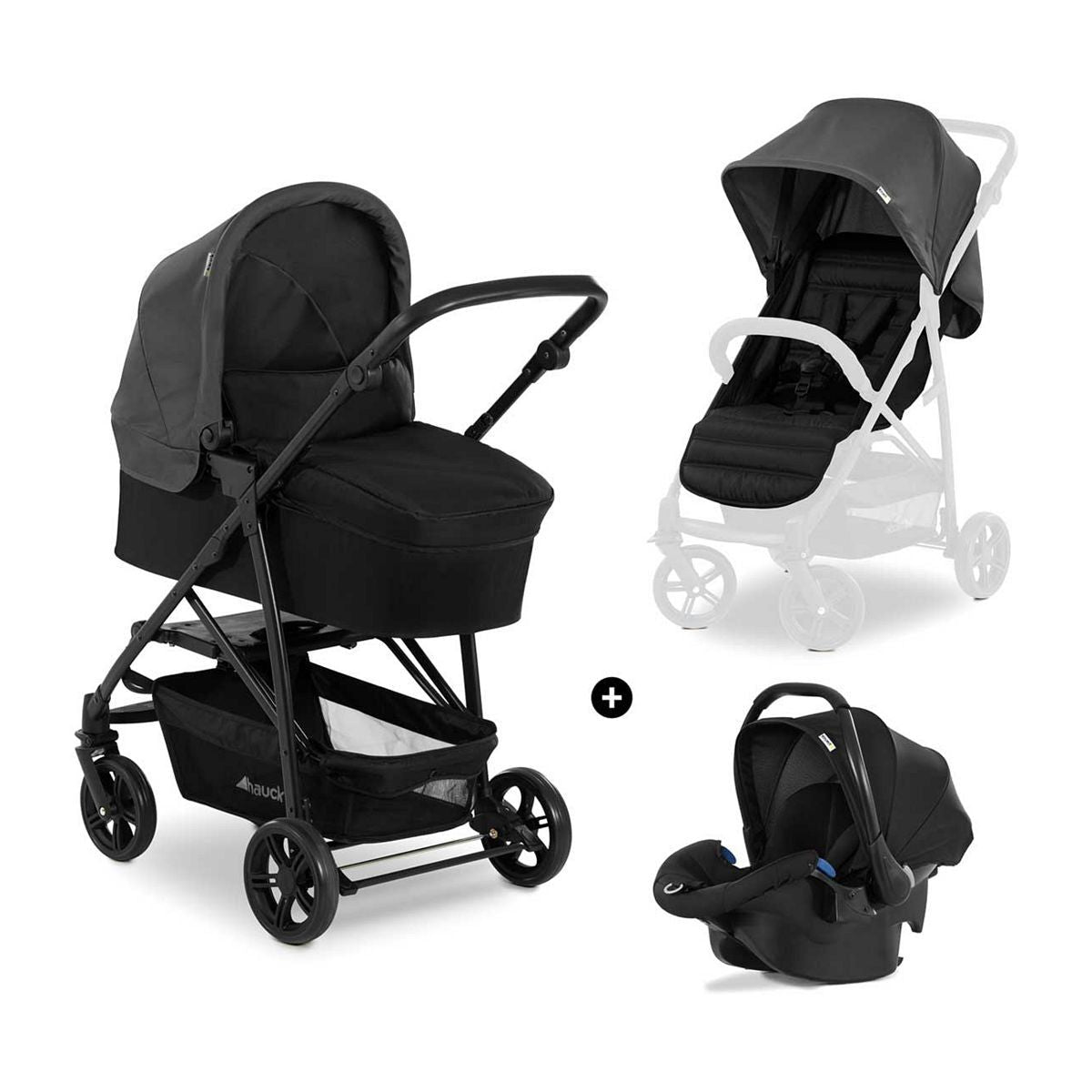 Hauck Rapid 4 Trio Set - Grey