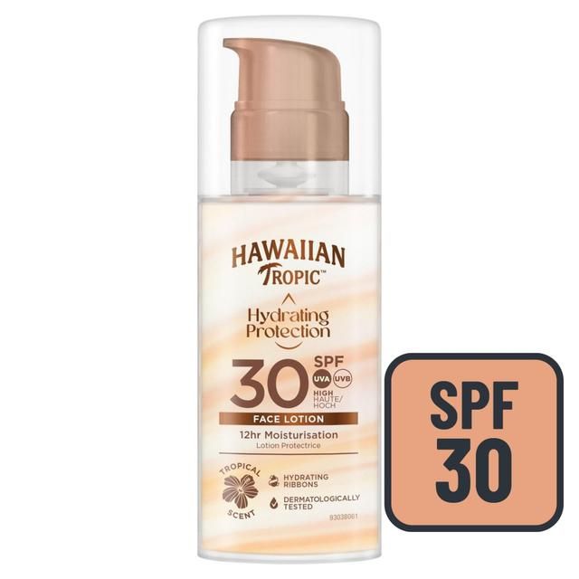 Hawaiian Tropic Face SPF 30 Sun Cream 50ml