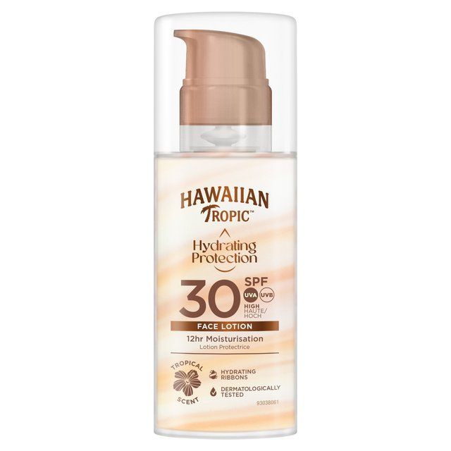 Hawaiian Tropic Face SPF 30 Sun Cream 50ml