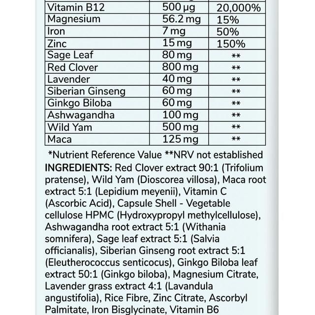 Health & Her Perimenopause Multi-nutrient Support Supplement Capsules 60 per pack