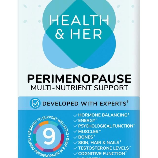Health & Her Perimenopause Multi-nutrient Support Supplement Capsules 60 per pack