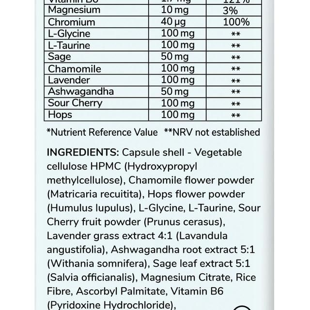 Health & Her Sleep+ Multinutrient Support Supplement Capsules    30 per pack