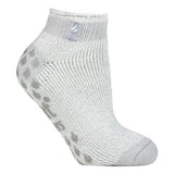 Heat Holders Ladies Low Cut Thermal Slipper Socks 4-8 UK Silver Grey (Pisa) / 1EA