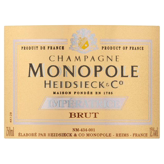 Heidsieck Monopole Cuvee Imperatrice Champagne NV 75cl