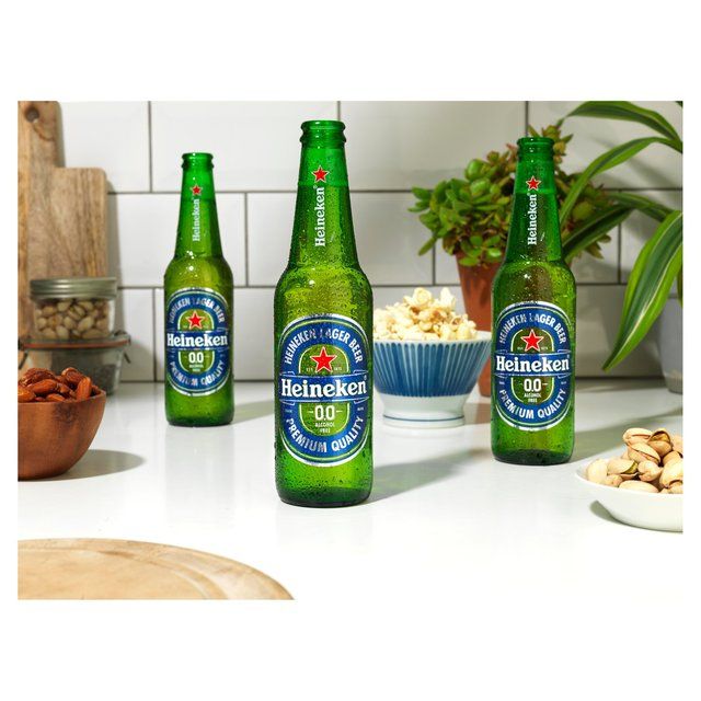 Heineken 0.0 Alcohol Free Beer Bottles 4 x 330ml
