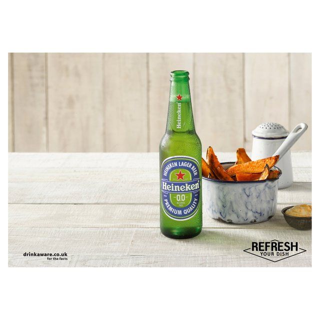 Heineken 0.0 Alcohol Free Beer Bottles 4 x 330ml
