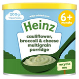 Heinz 6+mth First Steps Multigrain Cauliflower Broccoli & Cheese Porridge 200g