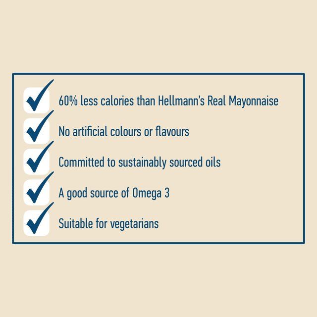 Hellmann's Light Mayonnaise 600g