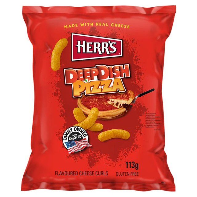 Herrs Deep Dish Pizza Cheese Curls 113g