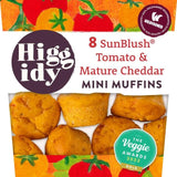 Higgidy 8 Cheddar & Tomato Mini Muffins 160g