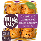 Higgidy Cheddar & Onion Chutney Veggie Rolls 160g