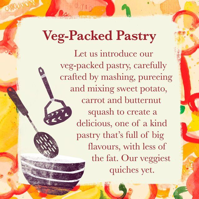 Higgidy Mediterranean Pepper & Feta Veg-Packed Quiche 400g