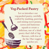 Higgidy Mediterranean Pepper & Feta Veg-Packed Quiche 400g