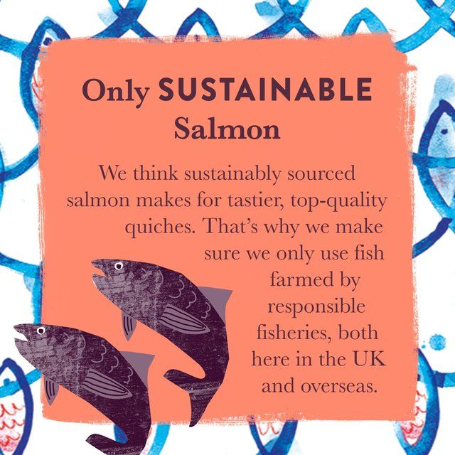 Higgidy Smoked Salmon & Spinach Quiche 155g