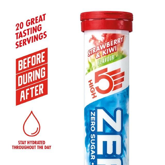 HIGH5 ZERO Strawberry & Kiwi Electrolyte Sports Drink Tablets 20 tab    20 per pack