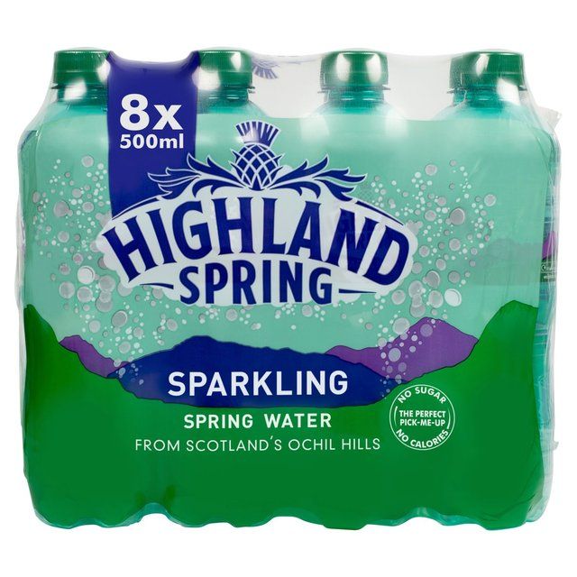 Highland Spring Sparkling Water 8 x 500ml