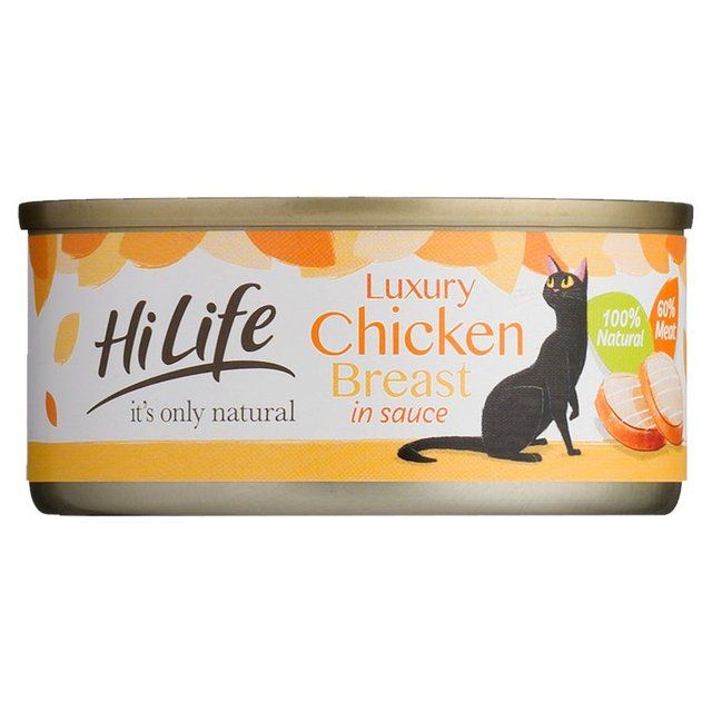 HiLife It's Only Natural Luxury Cat Food - Chicken Breast in Sauce 70g