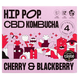 Hip Pop Cherry & Blackberry CBD Kombucha 4 x 330ml 4 x 330ml