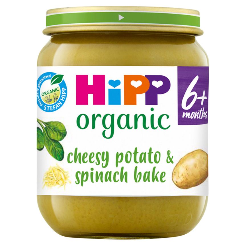 HiPP Cheesy Potato & Spinach Bake Baby Food Jar 6+ Months