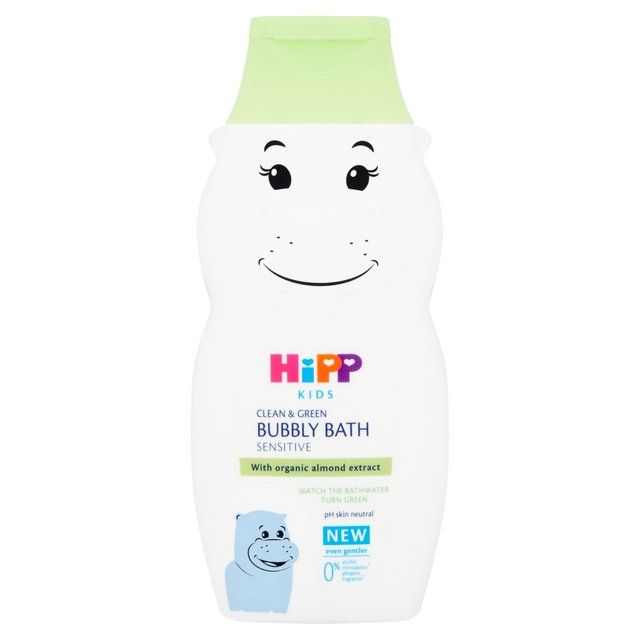 HiPP Kids Clean & Green Bubble Bath Hippo for Sensitive Skin 380g
