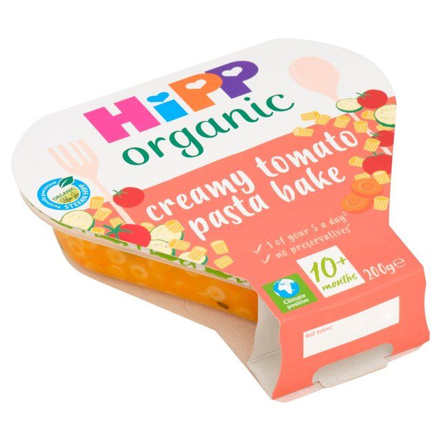 HiPP Organic Creamy Tomato Pasta Bake Toddler Tray Meal 10+ Months 200g
