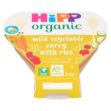HiPP Organic Mild Vegetable Curry & Rice Toddler Tray Meal 10+ Months    200g