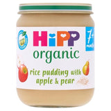 HiPP Organic Rice Pudding with Apple & Pear Baby Food 7+ months 160g