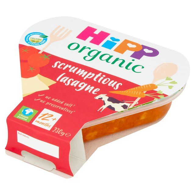 HiPP Organic Scrumptious Lasagne Toddler Tray Meal 1-3 Years 230g