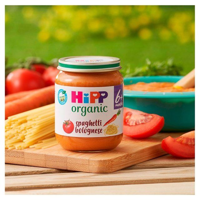 HiPP Organic Spaghetti Bolognese Baby Food Jar 6+ Months 125g