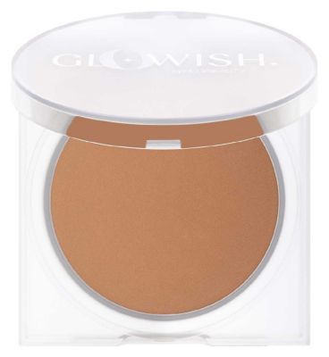 Huda Beauty GloWish Luminous Pressed Powder 07 tan-light
